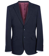 BK210 Navy Pindot Front